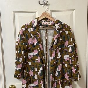 Marni Linen blend long coat!